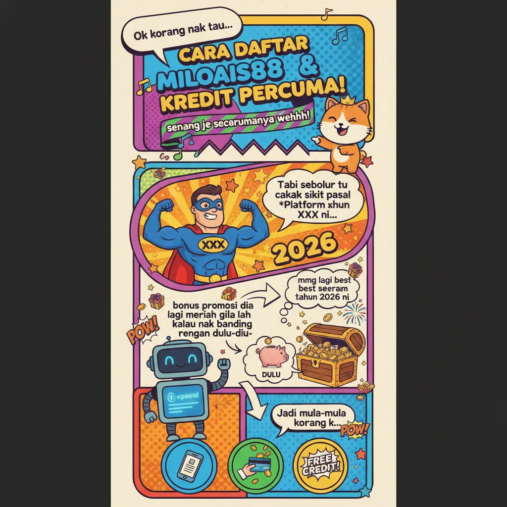 Cara Daftar Miloais88 & Kredit Percuma