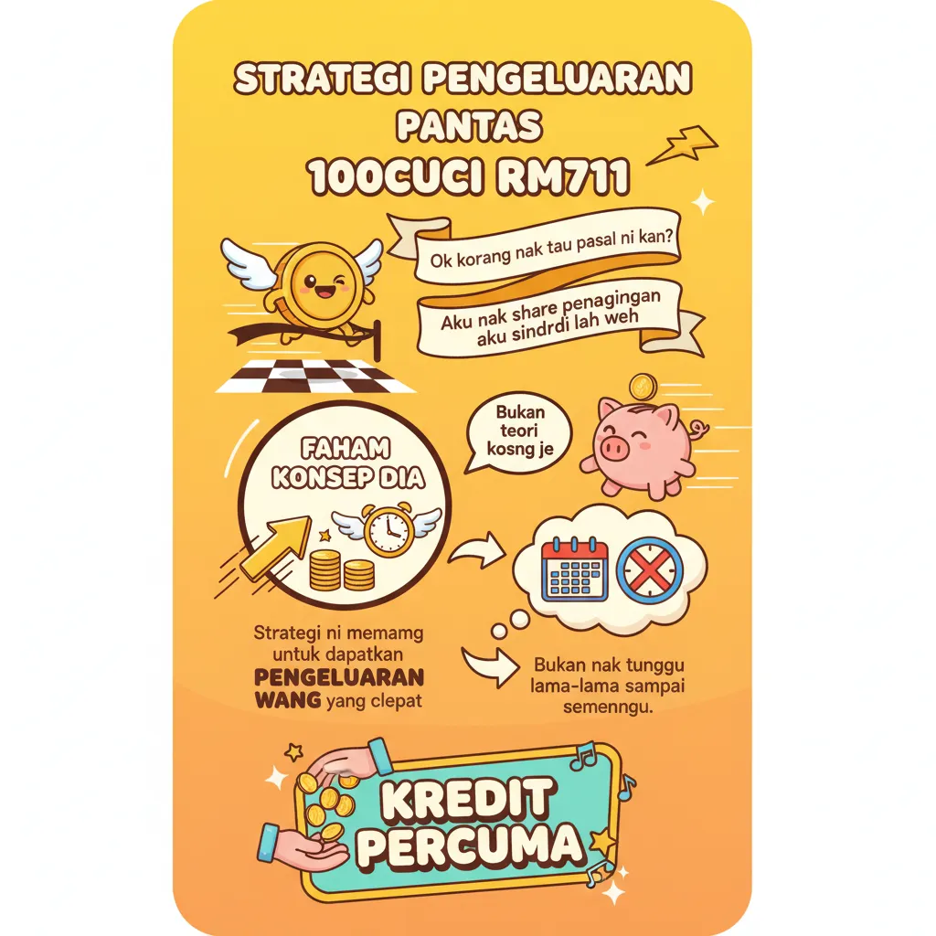 Strategi Pengeluaran Pantas 100cuci rm711