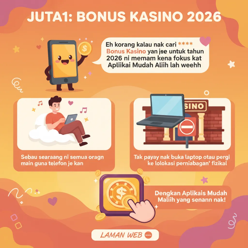 Bonus Kasino Juta1 & Aplikasi Mudah Alih